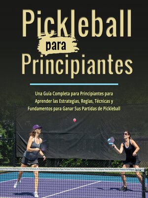 cover image of Pickleball para Principiantes